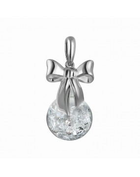 Подвеска из серебра 925 пробы с фианитами 01П152160