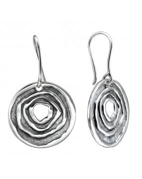 Серьги из серебра 925 пробы без вставок 01С0513038Ч