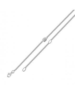 Цепь из белого золота 585 пробы 01Ц0208285G