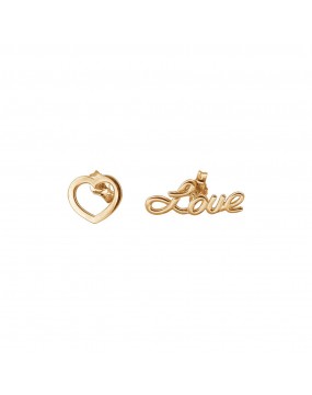 Серьги из красного золота 585 пробы без вставок 01С0113150