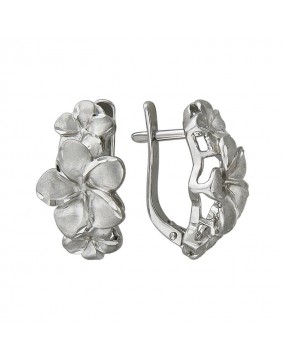 Серьги из серебра 925 пробы без вставок 01С752081
