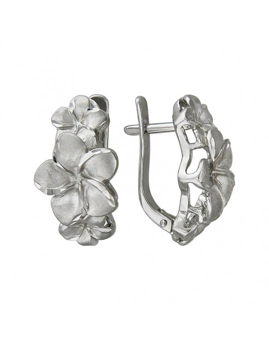 Серьги из серебра 925 пробы без вставок 01С752081